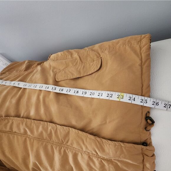 Urban Outfitters Silence + Noise Yellow 3/4 Sleeve Swing Anorak Sz Jacket Large - Picture 6 of 7